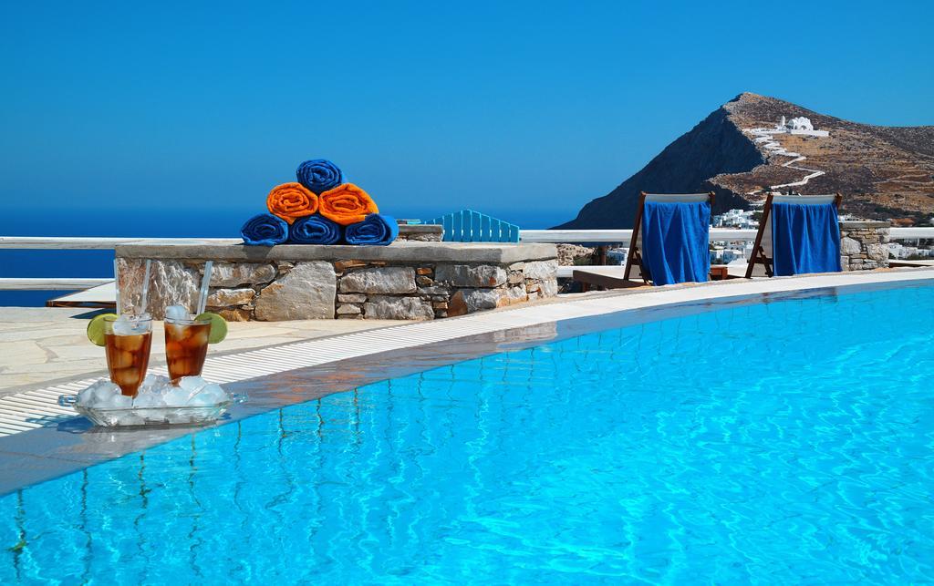 Miramare Hotel Folegandros Town ภายนอก รูปภาพ